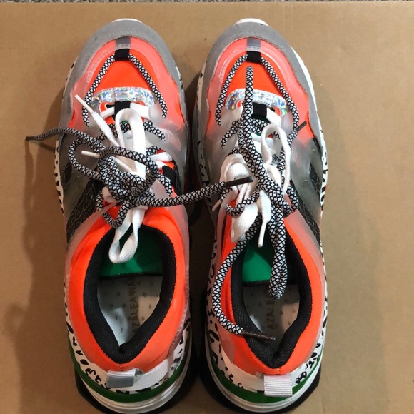 AKIRA Shoes Azalea Wang Orange Tennis Shoes Poshmark